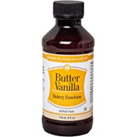 Lorann Oils Bakery emulsiones Natural y Artificial Sabor 4oz-Butter Vainilla- Otros- Multicolor